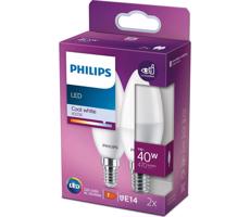 Philips SADA 2x LED Žiarovka Philips B35 E14/5W/230V 4000K