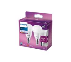 Philips SADA 2x LED Žiarovka Philips P45 E14/5W/230V 4000K