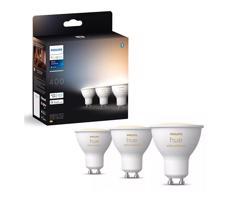 Philips SADA 3x LED Stmievateľná žiarovka Philips Hue WHITE AMB. GU10/4,2W/230V 2200-6500K