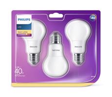 Philips SADA 3x LED Žiarovka Philips E27/5,5W/230V 2700K