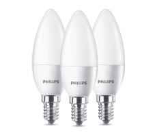 Philips SET 3x 3x LED Žiarovka Philips B35 E14/5,5W/230V 2700K