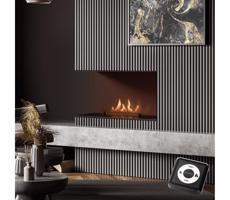 Planika Planika Senso Fireplace BEV- Vstavaný BIO krb 56,2x75 cm 2,5kW+dálkové ovládanie