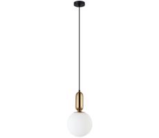 PND-02340-1M-BRO - Luster na lanku ALDEVA 1xE27/40W/230V čierna/bronz