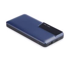 Power Bank s displejom 10000mAh/3,7V modrá