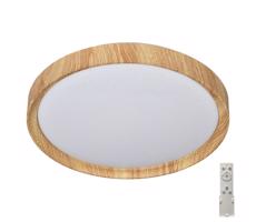 Prezent Prezent -LED Stmievateľné stropné svietidlo WOODEN LED/33W/230V 3000-6500K+DO