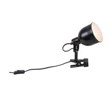 Rabalux Rabalux 3092 - Lampa s klipom 1xE14/25W/230V čierna