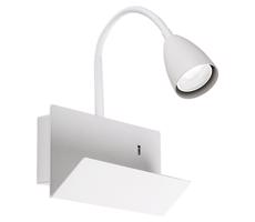 Rabalux Rabalux 71090 - Nástenná lampa s poličkou TACITO 1xGU10/25W/230V biela