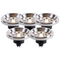 Sada 5 ks GU10 LED svietidiel AR111 11W 820 lm 3000K