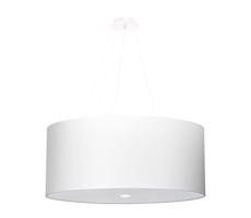 SL.0787 - Luster na lanku OTTO 5xE27/60W/230V pr. 60 cm biela