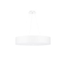 SL.0799 - Luster na lanku SKALA 5xE27/60W/230V pr. 60 cm biela