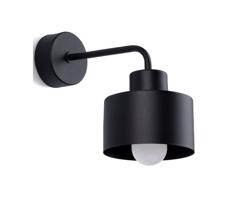 SL.1129 - Nástenná lampa SAVAR 1xE27/60W/230V čierna