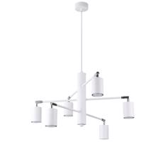 SL.1206 - Luster na lanku LEMMI 6xGU10/10W/230V biela