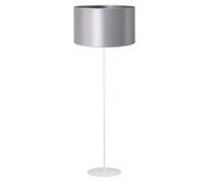 - Stojacia lampa CANNES 1xE27/15W/230V 45 cm strieborná/biela