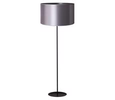 - Stojacia lampa CANNES 1xE27/15W/230V 45 cm strieborná/čierna