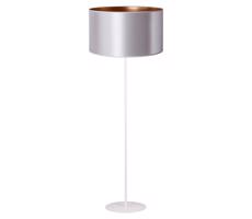 - Stojacia lampa CANNES 1xE27/15W/230V 45 cm strieborná/medená/biela