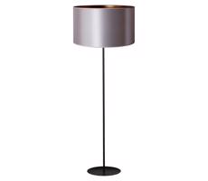 - Stojacia lampa CANNES 1xE27/15W/230V 45 cm strieborná/medená/čierna