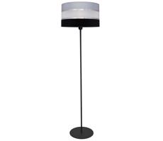 Stojacia lampa HELEN 1xE27/60W/230V čierna/šedá/strieborná