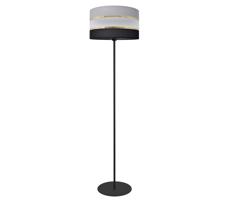 Stojacia lampa HELEN 1xE27/60W/230V čierna/šedá/zlatá