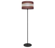 Stojacia lampa HELEN 1xE27/60W/230V hnedá/čierna/zlatá