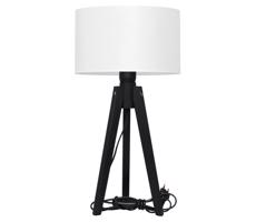 Stolná lampa ALBA 1xE27/60W/230V biela/borovica