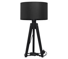 Stolná lampa ALBA 1xE27/60W/230V čierna/dub