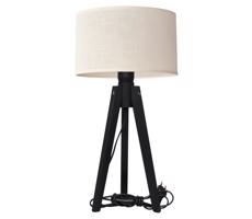 Stolná lampa ALBA 1xE27/60W/230V krémová/borovica