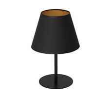 Stolná lampa ARDEN 1xE27/60W/230V pr. 20 cm čierna/zlatá