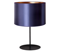 - Stolná lampa CANNES 1xE14/15W/230V 20 cm modrá/medená/čierna