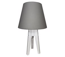 Stolná lampa CONE 1xE27/60W/230V biela/šedá