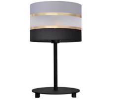 Stolná lampa HELEN 1xE27/60W/230V čierna/šedá/zlatá