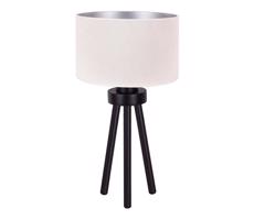 - Stolná lampa LYON 1xE27/15W/230V pr. 30 cm krémová