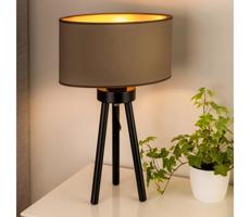 - Stolná lampa OVAL VEGAN 1xE27/15W/230V béžová