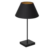 Stolná lampa s USB konektorom 1xE27/60W/230V čierna