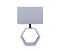 Stolná lampa VIDAL 1xE27/40W/230V šedá