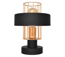 Stolná lampa VOLTA 1xE27/60W/230V čierna/zlatá