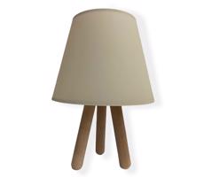 Stolná lampa WOOD 1xE27/60W/230V béžová