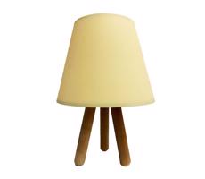 Stolná lampa WOOD 1xE27/60W/230V krémová