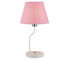 Stolná lampa YORK 1xE14/60W/230V ružová/biela