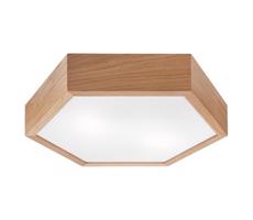 Stropné svietidlo OAK HEX 2xE27/60W/230V pr. 43 cm dub