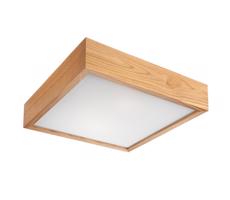 Stropné svietidlo OAK SQUARE 1xE27/60W/230V dub 27,5 cm