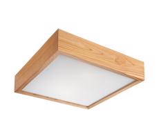 Stropné svietidlo OAK SQUARE 2xE27/60W/230V dub 37,5 cm