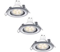 Trio TRIO - SADA 3x LED Stmievateľné podhľadové svietidlo 1xGU10/5,5W/230V