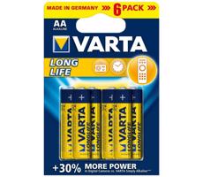 Varta Varta 4106 - 6 ks Alkalické batérie LONGLIFE EXTRA AA 1,5V