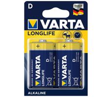 Varta Varta 4120 - 2 ks Alkalické batérie LONGLIFE EXTRA D 1,5V