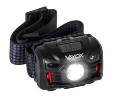 Vayox LED Nabíjacia čelovka so senzorom LED/3W/5V IP66 100 lm 20 h 1200 mAh