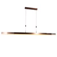 Verstelbare hanglamp donker brons 150 cm incl. LED dimbaar - Lamba