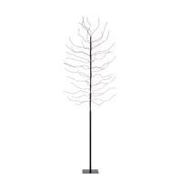 Vloerlamp zwart boom 200cm incl. LED IP44 - Vixen