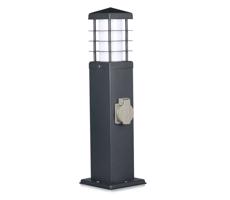 Vonkajšia lampa so zásuvkami 1xE27/13W/230V IP44